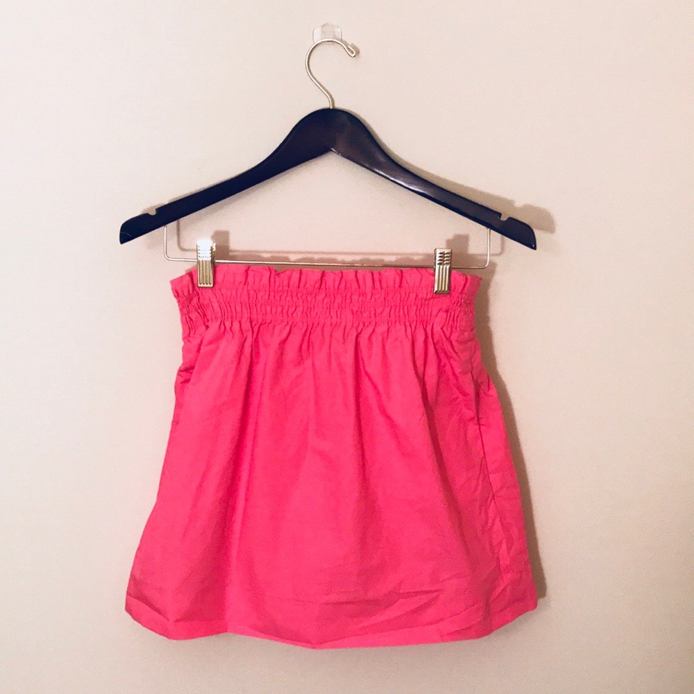 J.Crew Classic Pink Cotton Ruffle Style #43836